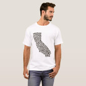 California Birds Silhouette T-Shirt (Voorkant volledig)