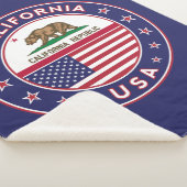 California Blanket (blue version) Sherpa Deken (3/4)