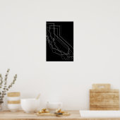 california blur poster (Keuken)