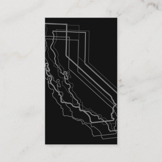 california blur visitekaartje (Voorkant)