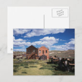 California, Bodie State Historic Park, An old Briefkaart (Voorkant / Achterkant)