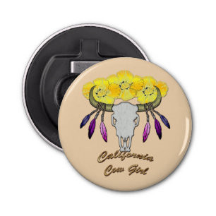 California Boho Cowgirl Button Flesopener
