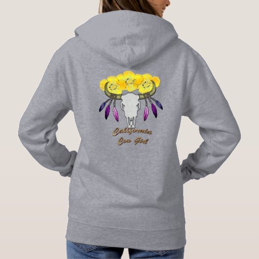 California Boho Cowgirl Hoodie (Achterkant)