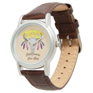 California Boho Cowgirl Horloge