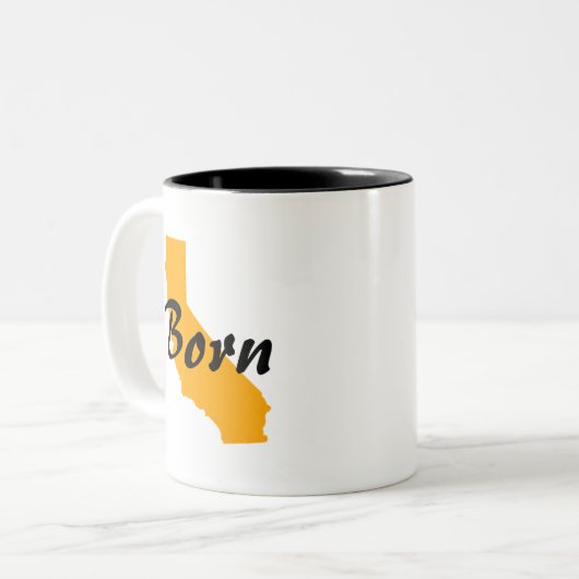 California Born, Texas Raised Tweekleurige Koffiemok (Voorkant links)