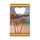 California Bottle Opener Creditkaart Flessenopener (Voorkant)