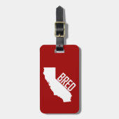 California Bred Bagagelabel (Voorkant verticaal)