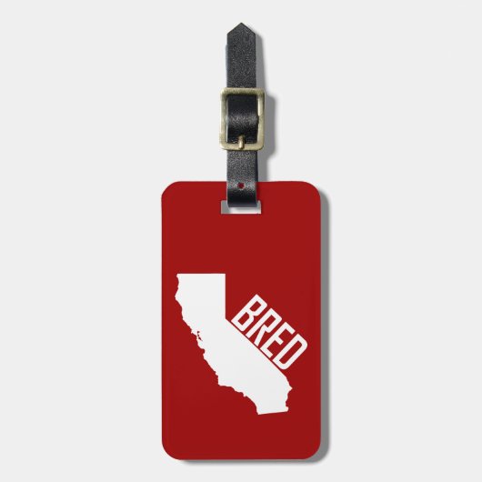 California Bred Bagagelabel (Voorkant verticaal)