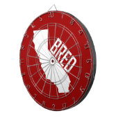 California Bred Dartbord (Voorkant Rechts)