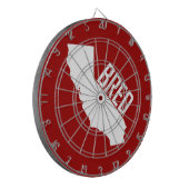 California Bred Dartbord (Voorkant Links)