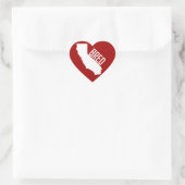 California Bred Hart Sticker (Tas)