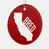 California Bred Keramisch Ornament (Links)
