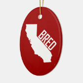California Bred Keramisch Ornament (Links)