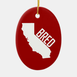 California Bred Keramisch Ornament