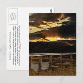 California Bridge Sunrise Briefkaart (Voorkant / Achterkant)