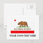 CALIFORNIA BRIEFKAART (Voorkant / Achterkant)
