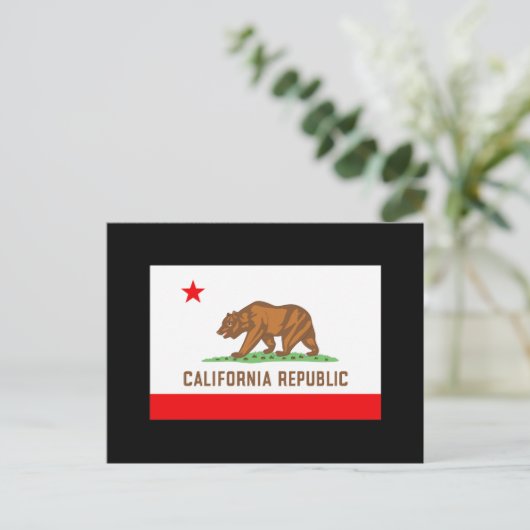 CALIFORNIA BRIEFKAART (Staand voorkant)