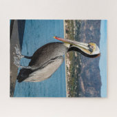 California Brown Pelican Portrait Legpuzzel (Horizontaal)