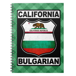 California Bulgaars-Notitieblok Notitieboek