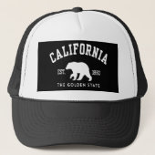 California CA Bear Trucker Pet (Voorkant)