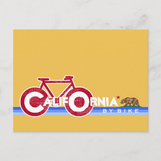 California CA beer state flag Briefkaart (Voorkant)