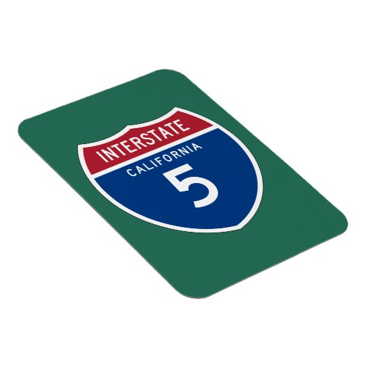 California CA I-5 Interstate Highway Shield - Magneet (Rechterzijde)