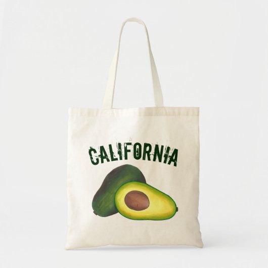 California Cali Avocado Avocado Health Food Tote Bag (Voorkant)