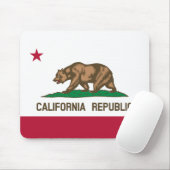 California Cali Republic Beer Flag, US States Mous Muismat (Met muis)