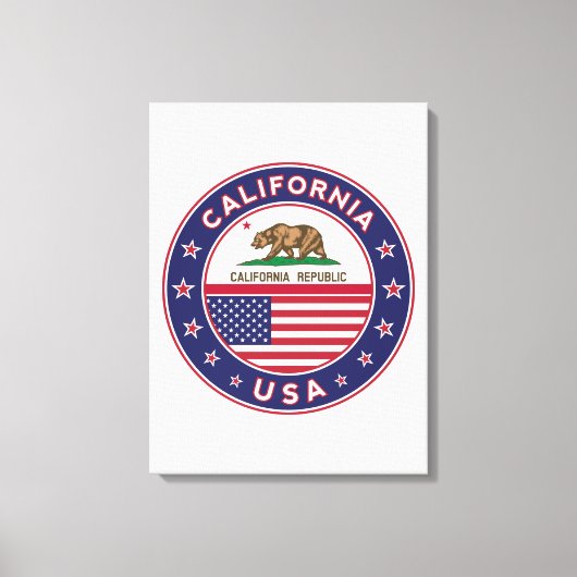California Canvas Afdruk (Voorkant)