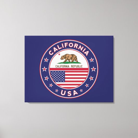 California Canvas Afdruk (Voorkant)