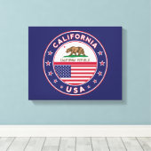 California Canvas Afdruk (Insitu (Houten vloer))