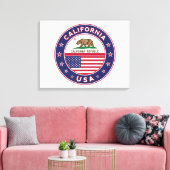 California Canvas Afdruk (Insitu (Woonkamer))