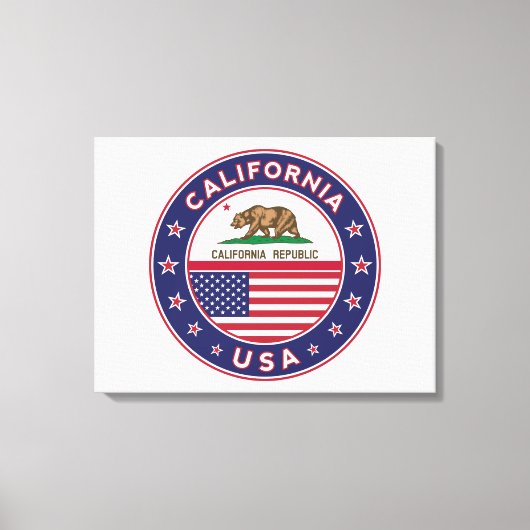 California Canvas Afdruk (Voorkant)