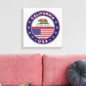 California Canvas Afdruk (Insitu (Woonkamer))