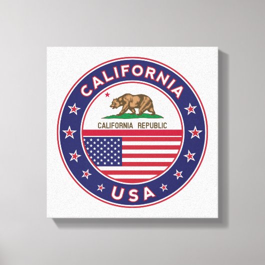 California Canvas Afdruk (Voorkant)