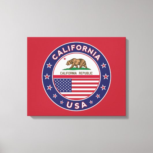 California Canvas Afdruk (Voorkant)