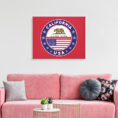 California Canvas Afdruk (Insitu (Woonkamer))