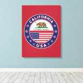 California Canvas Afdruk (Insitu (Houten vloer))