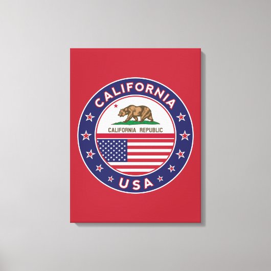 California Canvas Afdruk (Voorkant)