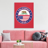 California Canvas Afdruk (Insitu (Woonkamer))
