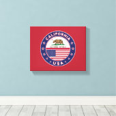 California Canvas Afdruk (Insitu (Houten vloer))