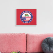 California Canvas Afdruk (Insitu (Woonkamer))