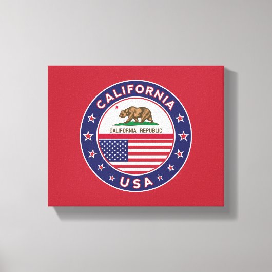 California Canvas Afdruk (Voorkant)