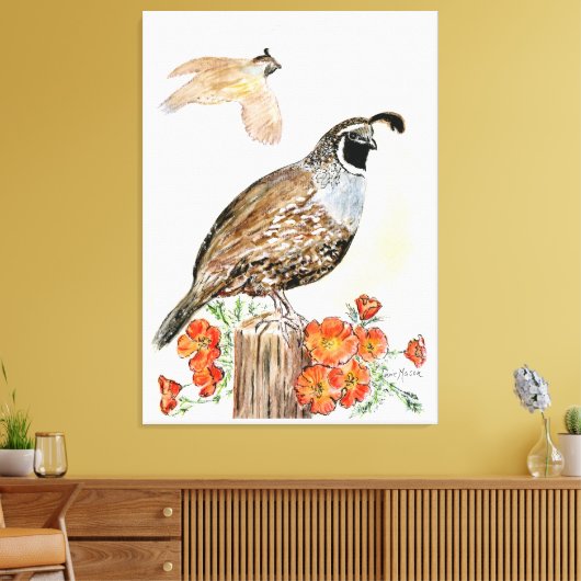 California Canvas afdrukken (Insitu (Woonkamer))