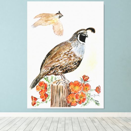 California Canvas afdrukken (Insitu (Houten vloer))