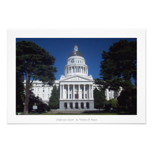 "California Capitol", Sacramento Foto Afdruk