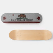 California Carbon Fibre Skateboard Kijk uit (Horizontaal)