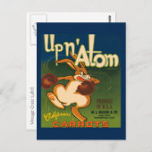 California Carrots Crate Label Briefkaart (Voorkant / Achterkant)