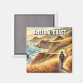 California Central Coast Hiker Magneet (Voorkant / Achterkant)