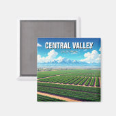 California Central Valley Magneet (Voorkant / Achterkant)